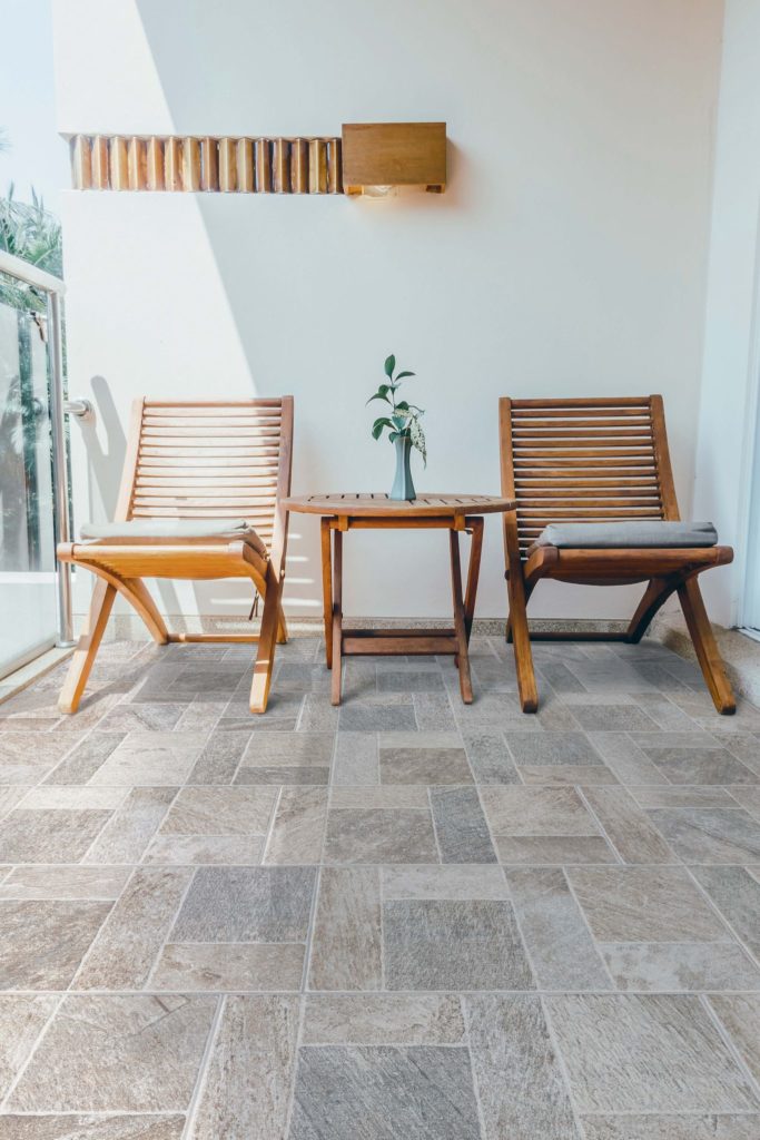 Outside Stone tile